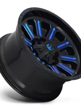 FUEL D646 Hardline Gloss Black w/ Candy Blue 1-Piece Cast Wheel 20x9 6x120 | 6x139.7 19mm                                     - D64620906957 - Image 3