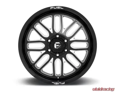 FUEL D662 Ignite Gloss Black & Milled 1-Piece Cast Wheel 20x10 8x170 -18mm - D66220001747