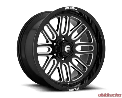 FUEL D662 Ignite Gloss Black & Milled 1-Piece Cast Wheel 20x10 8x170 -18mm - D66220001747