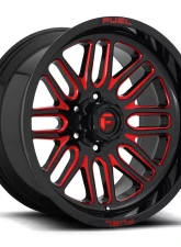 Fuel D663 Ignite Gloss Black w/ Candy Red 1-Piece Cast Wheel 22x10 5x127 -18mm                                     - D66322007347 - Image 2