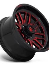 Fuel D663 Ignite Gloss Black w/ Candy Red 1-Piece Cast Wheel 22x10 5x127 -18mm                                     - D66322007347 - Image 3