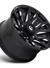 FUEL D673 Blitz Gloss Black & Milled 1-Piece Cast Wheel 20x9 6x139.7 01mm                                     - D67320908450 - Image 3