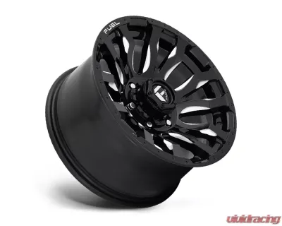 FUEL D673 Blitz Gloss Black & Milled 1-Piece Cast Wheel 20x9 6x139.7 01mm - D67320908450