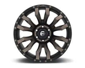 FUEL D674 Blitz Matte Black & Machined w/ DDT  Cast Wheel 17x9 5x127 | 5x5 01mm