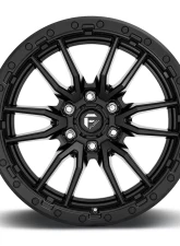 FUEL D679 Rebel Matte Black  Cast Wheel 20x9 5x127 | 5x5 01mm                                     - D67920907550 - Image 3