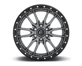 FUEL D680 Rebel Anthracite Center w/ Black Lip 1-Piece Cast Wheel 18x9 6x114.3 20mm