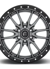 FUEL D680 Rebel Anthracite Center w/ Black Lip 1-Piece Cast Wheel 18x9 6x120 01mm                                     - D68018909450 - Image 3