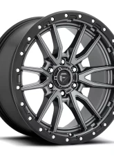 FUEL D680 Rebel Anthracite Center w/ Black Lip 1-Piece Cast Wheel 18x9 6x120 01mm                                     - D68018909450 - Image 2