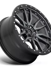 FUEL D680 Rebel Anthracite Center w/ Black Lip 1-Piece Cast Wheel 18x9 6x120 01mm                                     - D68018909450 - Image 3