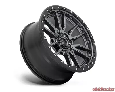 FUEL D680 Rebel Anthracite Center w/ Black Lip 1-Piece Cast Wheel 18x9 6x120 01mm - D68018909450