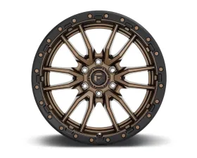 FUEL D681 Rebel Bronze w/ Black Lip 1-Piece Cast Wheel 18x9 6x114.3 20mm