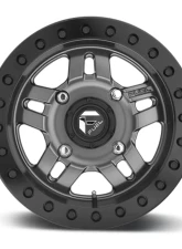 Fuel UTV D918 AnzaBL Matte Anthracite w/ Black Ring 1-Piece Cast Wheel 14x7 4x136 13mm                                     - D9181470A643 - Image 3