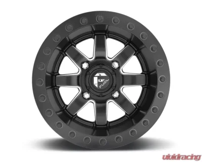 FUEL UTV D928 MaverickBL Black & Milled 1-Piece Cast Wheel 15x8 4x156 00mm - D9281580A545