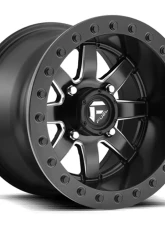 FUEL UTV D928 MaverickBL Black & Milled 1-Piece Cast Wheel 15x8 4x156 00mm                                     - D9281580A545 - Image 2