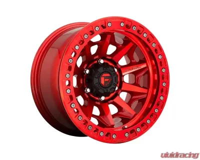 FUEL D113 Covert BL - Off Road Only Wheel 17x9 5x127 | 5x5 -38mm Candy Red - D11317907536