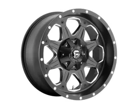 FUEL D534 Boost Wheel 16x8 Blank 1mm Matte Black Milled