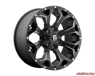 FUEL D546 Assault Wheel 17x8.5 Blank 20mm Matte Black Milled - D54617850055D