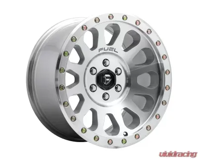 FUEL D647 Vector Wheel 17x8.5 6X5.5 -6mm Diamond Cut Machined w/Clear Coat - D64717858345