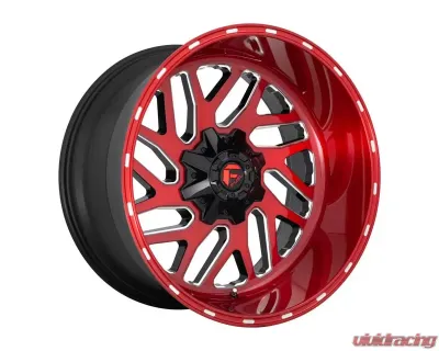 FUEL D691 Triton Wheel 20x10 8X170 -18mm Candy Red Milled - D69120001747