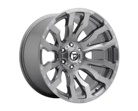 FUEL D693 Blitz Wheel 20x9 5X5 1mm Platinum Brushed Gun Metal Tinted Clear