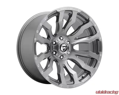FUEL D693 Blitz Wheel 20x9 6X5.5 1mm Platinum Brushed Gun Metal Tinted Clear - D69320908450