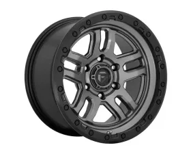 FUEL D701 Ammo Wheel 18x9 5X5 1mm Matte Gun Metal Black Bead Ring
