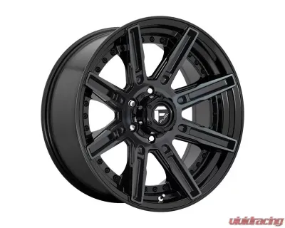 FUEL D708 Rogue Wheel 20x9 6X5.5 1mm Gloss Machined Double Dark Tint - D70820908450