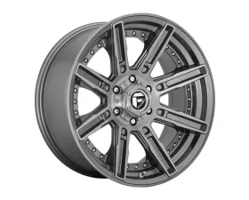 Fuel D709 Rogue Wheel 20x9 5X5 1mm Platinum Brushed Gun Metal Tinted Clear