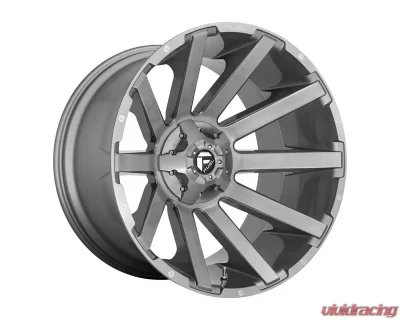 FUEL D714 Contra Wheel 20x9 6X135/5.5 2mm Platinum Brushed Gun Metal Tinted Clear - D71420909849