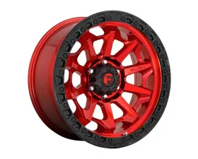 FUEL D695 Covert Wheel 16x8 6x114.3 1 Candy Red Black Beadring
