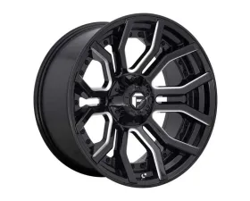 FUEL D711 Rage Wheel 22x10 6x135/6x139.7 -18mm Gloss Black Milled