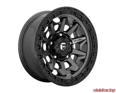 FUEL D716 Covert Wheel 20x10 8x170 -18 Matte Gunmetal Black Bead Ring - D71620001747