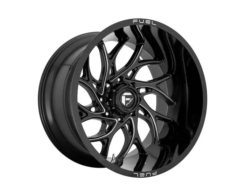 FUEL Off-Road D741 Runner Wheel 24x11 8x180 0mm Gloss Black Milled - D74124111860