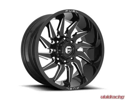 FUEL D744 Saber Wheel 20x9 8x6.5 20 Gloss Black Milled - D74420908257