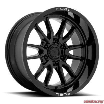 FUEL 1 Piece D760 Clash Wheel 17x9 6x5.5 +1mm Gloss Black - D76017908450