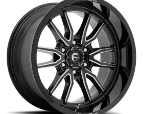 FUEL 1 Piece D761 Clash Wheel 18x9 6x120 +1mm Gloss Black Milled