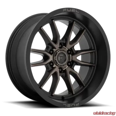 FUEL 1 Piece D762 Clash Wheel 20x9 6x135 +1mm Matte Black Double Dark Tint - D76220908950