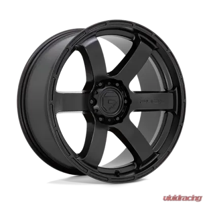 FUEL 1 Piece D766 Rush Wheel 20x9 5x5.0 +1mm Satin Black - D76620907550