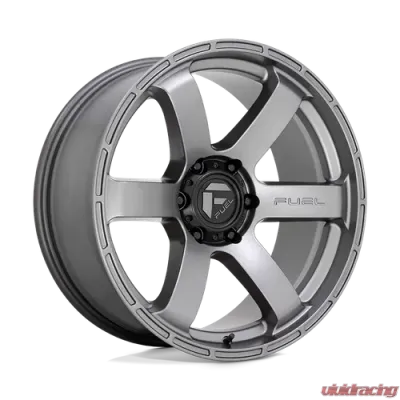FUEL 1 Piece D767 Rush Wheel 20x9 6x5.5 +1mm Matte Gunmetal - D76720908450