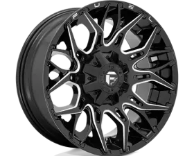 FUEL 1 Piece D769 Twitch Wheel 20x9 8x180 +1mm Glossy Black Milled
