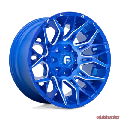 FUEL 1 Piece D770 Twitch Wheel 22x12 6x135/5.5 -44mm Anodized Blue Milled - D77022209847
