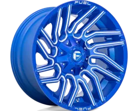 Fuel 1 Piece D774 Typhoon Wheel 20x10 8x180 -18mm Anodized Blue Milled