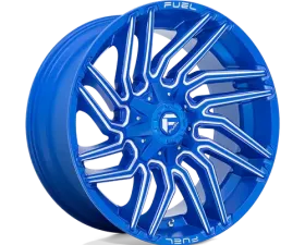 Fuel 1 Piece D774 Typhoon Wheel 22x10 5x5.5/150 -18mm Anodized Blue Milled