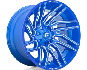 Fuel 1 Piece D774 Typhoon Wheel 22x12 8x170 -44mm Anodized Blue Milled
