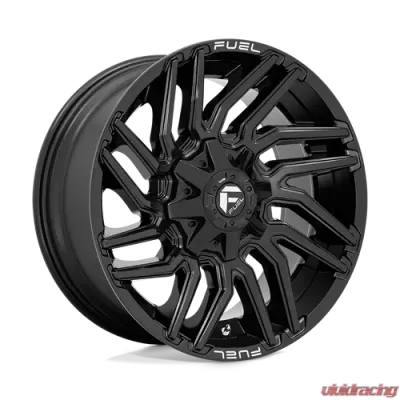 FUEL 1 Piece D776 Typhoon Wheel 20x9 8x180 +1mm Gloss Black - D77620901850