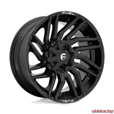 FUEL 1 Piece D776 Typhoon Wheel 22x10 8x180 -18mm Gloss Black - D77622001847