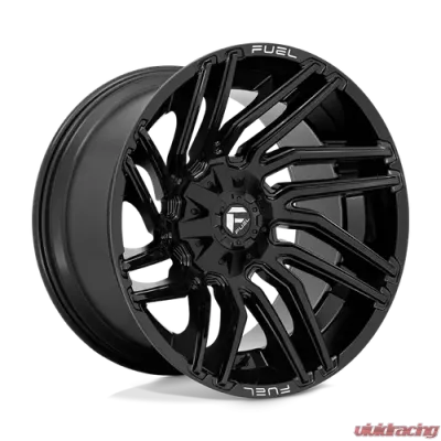 FUEL 1 Piece D776 Typhoon Wheel 22x12 5x4.5/5.0 -44mm Gloss Black - D77622202647