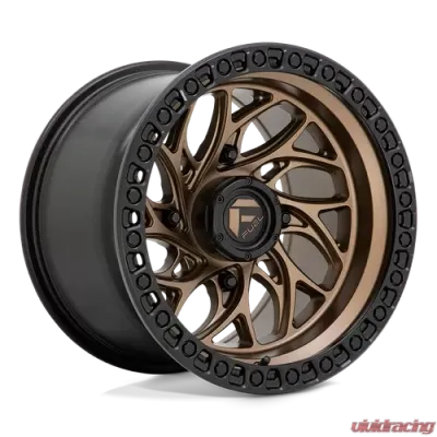 FUEL UTV D777 Runner UTV Wheel 15x10 4x156 +0mm Bronze w/Black Ring - D7771500A555