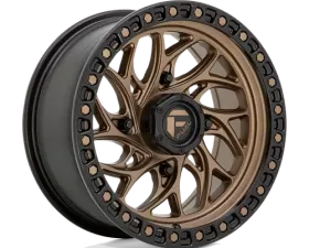 FUEL UTV D777 Runner UTV Wheel 15x7 4x137 +10mm Bronze w/Black Ring