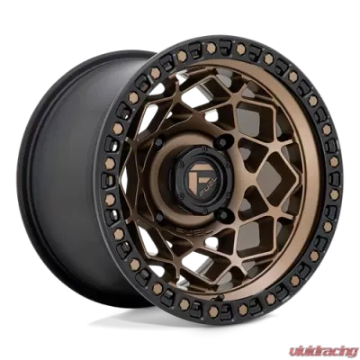 FUEL UTV D785 Unit UTV Wheel 15x10 4x156 +0mm Bronze w/Matte Black Ring - D7851500A555